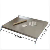 ราคา แผ่นขนมปังสแตนเลส316แผ่นกันลื่นหนาแผงหมุนแผ่นนวดแป้งเครื่องมือทำครัวเขียงรองหั่นตัด หนา2 0มม (20666331805)