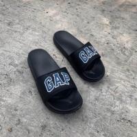 ราคา CODniuba270 HITAM Sandals slop Men Sandals Slides Men GAP Sandals slipon Black Sandals Men casual Sandals slop free paperbac (19673539359)