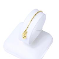 ราคา สร้อยข้อเท้าหุ้มทอง ไม่ลอกไม่ดำ หนัก 2สลึง ยาว 9นิ้วลายไข่ปลา สลับปล้องอ้อย สร้อยข้อเท้าทอง เครื่องประดับ ทองเหมือนแท้ (873606679)