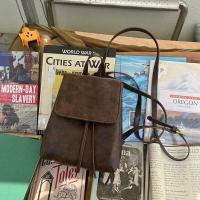 ราคา กระเป๋าเป้หนังมินิสไตล์วินเทจ รุ่น V29 หนังPUนิ่ม ใบเล็ก สายปรับระได้ เรียบง่าย 2สี ดำน้ำตาล (19775916535)