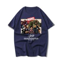 ราคา พร้อมส่ง เสื้อยืด One Piece Marvel แขนสั้น Iron Man America Team เสื้อยืด Spider Man Avengers (19686060835)