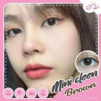 ราคา คอนแทคเลนส์ ธรรมชาติ รุ่น miniBom miniCleen miniSoff สีตาล สายตาปกติ (19922180301)