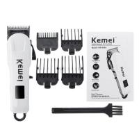 ราคา ปัตตาเลี่ยน ใหม่ล่าสุด แบตตาเลี่ยนตัดผม Kemei Professional Hair Clipper ไฟฟ้าไร้สาย Corded Trimmer อุปกรณ์ตกแต่งหนวดและเส้นผม (9681890597)