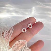 ราคา ต่างหูผีเสื้อรูปดอกไม้ขนาด17ไมล์สำหรับผู้หญิงต่างหูตุ้มหูเงินรูปดาวไม้กางเขนสีทองรูปคริสตัลเรียบง่ายเครื่องประดับอัญมณี (20799509821)