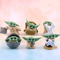 ราคา Disney สตาร์วอร์ส4 6ซม ของเล่น Master เด็ก Yoda Darth พีวีซีตุ๊กตาขยับแขนขาได้ Anime ตัวเลขคอลเลกชัน Mini ของเล่นสำหรับของขวัญสำหรับเด็ก (21171243715)