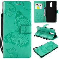 ราคา FUCASE Huawei Nova 2i Mate 10 Lite Blue Embossed ผีเสื้อ กระเป๋าเงินแบบกลับด้านได้เคสสำหรับหัวเหว่ย Nova 2i Mate 10 Lite 5 9 (564348101)