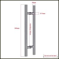 ราคา ด้ามจับประตู เงิน ลูกบิดประตูโรงนา ดึงมือจับประตูกระจก กลมสองด้าน สแตนเลส รูปทรง H ที่วางแขน สแตนเลสหนา 1 0 มม ทนทาน ใช้งานได้ยาวนาน มือจับบานประตู (21256454083)