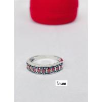 ราคา แหวนเงินแถว9เม็ด (19417124714)