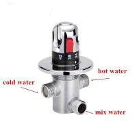 ราคา Onyzpily Thermostatic ss Cartridge Mixer Valve Hot Cold Water G12 Standard Temperature Control Mixing Bathroom Accessories (14060531979)