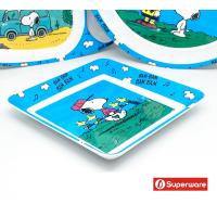 ราคา ขายแยกชิ้น Snoopy BamBam จานข้าวเด็ก ชาม ถาดหลุม แก้วน้ำ ช้อนส้อม เมลามีน ลายการ์ตูน สนูปปี้ Superware ศรีไทยซุปเปอร์แวร์ 1 ชิ้น item sell SEPERATELY (5219802508)