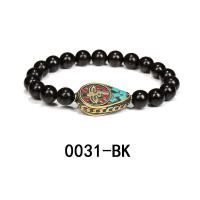 ราคา 8 MM Sandalwood Turquoise Water Drop Pendant Bead Bracelet (15790017786)
