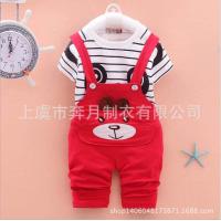 ราคา ชุดเซ็ท เสื้อผ้าเด็ก ชุดเอี๊ยมกางเกง เสื้อยืด ลายหมีแพนด้า พร้อมส่งจากไทย (552356507)