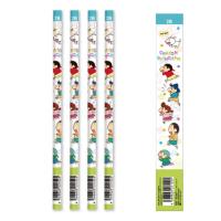 ราคา ดินสอไม้ B และ 2B กล่อง 12 แท่ง made in Japan ลาย Mario Sanrio Frozen เจ้าหญิง Disney Princess (20651825551)