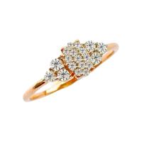 ราคา นคร เจมส์ แหวนเพชรแท้ ทองคำแท้18K ทอง75 รูปทรงสวยหรูฝังเพชรแท้ ขายได้ จำนำได้ พร้อมใบรับประกันสินค้า มีของแถม (11455075039)