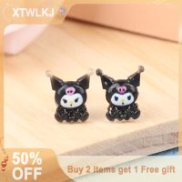 ราคา XTWLKJ Sanrio ต่างหู Hello Kitty STUD กับต่างหูเกาหลีต่างหูห่วงผู้หญิงเครื่องประดับงานปาร์ตี้ Kuromi (20508607897)