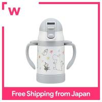 ราคา Skater ขวดน้ำสแตนเลสสองมือพร้อมฟางแก้วเด็ก Moomin Star 240Ml STWM3 A (15743584522)