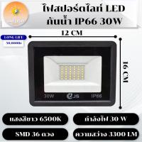 ราคา ไฟบ้าน 30W ไฟสปอร์ตไลท์ LED Flood Light LED 30W ต่อกับสายไฟบ้าน (21338039339)