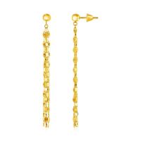 ราคา ต่างหูแบบห้อยระย้า ขัดเงา ทองคำแท้ 14k 14k Yellow Gold Polished dangle Earrings (1391946221)