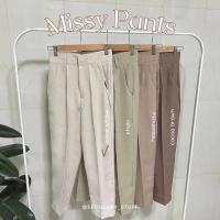 ราคา seoulday stuff MSP001 Wendy Pants กางเกงขายาวทรงบอย กางเกงขายาวเอวสูง กางเกงใส่ทำงาน ทรงสวย เนื้อผ้าใส่สบายมาก (17538797488)