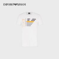 ราคา EMPORIO ARMANI Armani EA7 ผู้ชายพิมพ์โลโก้สั้นเสื้อยืด (9912339629)