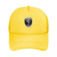 ราคา Ferrari Mens Mesh Back Structured Low Crown Snapback Adjustable Fit Cap (19747747355)