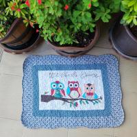 ราคา พรมเช็ดเท้า ผ้าเช็ดเท้าวินเทจ ขนาด50 70ซม ผืนใหญ่ (16941049960)