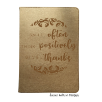 ราคา สมุดโน๊ตA5 หน้าปกลาย 3D 5E กระดาษคราฟท์เย็บขอบ พิมพ์ลายกราฟฟิก Inspiration Kraft Paper with Graphic Print Notebook A5 size เนื้อในกระดาษถนอมสายตา (11857037824)