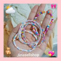 ราคา กำไลข้อมือลูกปัด กำไลลูกปัด สีพาสเทล กำไลลูกปัดสีล้วน กำไลข้อมือ randomสี (13586975906)