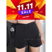 ราคา ขาสั้นฮานาโกะ เอวสูง กางเกงผ้าฮานาโกะ หนานุ่ม (4821078030)