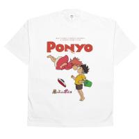 ราคา เสื้อยืด พิมพ์ลายการ์ตูน Ponyo V1 Ghibli StudiosS 5XL (17895372305)