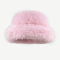 ราคา Womens Bucket Hat Thick Plush Hat Furry Bucket Hat Rabbit Fur Hat Faux Fur Hat Warm Winter Hat (20730642671)
