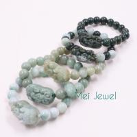 ราคา Jadeite Jade Pixiu Bracelet สร้อยข้อมือปี่เซียะหยกเจไดต์ หยกพม่าแท้100 11mm (17500759927)