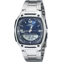 ราคา Casio Mens AW81D 2AV Ana Digi Stainless Steel Watch (20686576614)