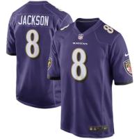 ราคา NFL Baltimore Ravens Baltimore Ravens Rugby wear 8 No Lamar Jackson Jersey (14821596667)