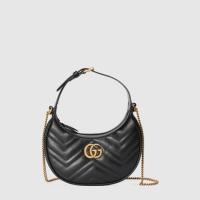 ราคา Gucci กระเป๋า GG Marmont half moon shaped mini bag (21228282541)