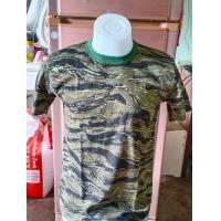 ราคา 006 เสื้อยืด คอกลม ลายพราง ไทเกอร์ มี ไซร์ M L XL (2471210818)