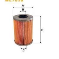 ราคา ไส้กรองน้ำมันเครื่อง BMW E38730I735I M30 M30S38 บีเอ็มดับเบิลยู WiXfilter WL7038 กรองน้ำมันเครื่อง 8Mile BMW MINI (7978229000)