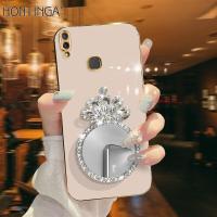 ราคา Hontinga ปลอกกรณีสำหรับ Vivo V9 V5 Plus V5S V5 V5 Lite 1726 VivoV5S กรณีกระจกแฟชั่นสี Chrome Luxury Soft TPU โทรศัพท์กรณีฝาครอบกล้องป้องกันปลอก Anti Gores กรณียาง (16602007927)