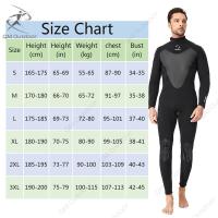 ราคา ชุดดำน้ำอุ่นหนา 3 มม Wetsuit สำหรับผู้ชายเหมาะสำหรับการว่ายน้ำ ดำน้ำลึก ดำน้ำตื้น โต้คลื่น ชุดดำน้ำชาย (18069283350)