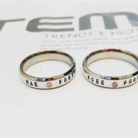 ราคา แหวนสแตนเลสแท้ สลักชื่อคู่รักฟรีวงละ250 เครื่องประดับสลักชื่อ ของขวัญวันวาเลนไทน์ บริการเก็บเงินปลายทาง (16140825475)