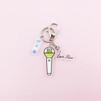 ราคา Kpop BTS พวงกุญแจ EXO NCT สองครั้งกำมะหยี่สีแดง Stray เด็ก Seventeen Monsta X พวงกุญแจอะคริลิค DIY Key Ring Gift (16251128131)