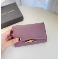 ราคา oudukai Cnk Charles and Keith กระเป๋าสตางค์ อเนกประสงค์ แบบพนังด้านหน้า สําหรับผู้หญิง (20579769692)