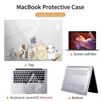 ราคา Laptop Case for Macbook Air 13 M1 Chip Pro 16 15 15 6 Inch New Touch Bar 2020 Notebook Cover A2179 A2337 A1278 A1466 A1989 (10437638142)