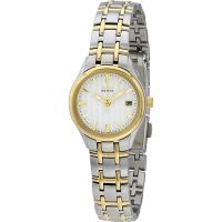 ราคา Citizen Eco Drive Corso Quartz Womens Watch Stainless Steel Classic Two Tone Model EW1264 50A (18186464404)