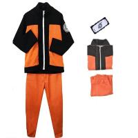ราคา นารูโตะคอสเพลย์เด็กอะนิเมะเครื่องแต่งกายนินจา Naruto การ์ตูนแจ็คเก็ตชุดกางเกงด้านหน้าฮาโลวีนของเล่นเด็กของขวัญ (18954325682)
