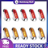 ราคา จัดส่งรวดเร็ว 10ชิ้นหลอดไฟท้ายข้างรถบรรทุก10 30โวลต์4LED Lampu Jalan เลี้ยวสัญญาณไฟกลางวันสำหรับรถบรรทุก RV รถพ่วง (19987864531)