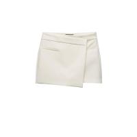 ราคา New Commuter Zaraดิโอกางเกงขาบานกว้างแบบอสมมาตรลำลองฤดูร้อนเอวสูง Culottes คำว่า Culottes 5427407เนื้อสีขาว (20244986982)