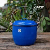 ราคา หม้อเคลือบหูหิ้ว หม้อหูหิ้วเคลือบ หม้ออวย ตรากระต่าย ขนาด 16 20 24 ซม ราคาพิเศษ (9955095504)