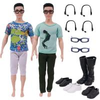 ราคา 12ชิ้น รายการ เสื้อผ้า2ชิ้น เครื่องประดับ6X รองเท้า4X สำหรับตุ๊กตาบาร์บี้เคนเครื่องแต่งกายแฟชั่นแบบลำลองเสื้อผ้าตุ๊กตาทำด้วยมือของผู้ชาย (19819120628)