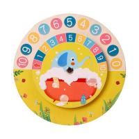 ราคา Math Time Learning Toy Preschool Time Learning Toy with Numbers Sensory Early Educational Toys Parent Child Interactive Wood Clock Toy for Home School generous (17015624469)